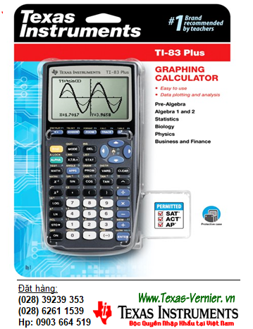 Texas Instruments TI-83 PLUS, Máy tính khoa học lập trình vẽ đồ thị Texas Instruments TI-83 PLUS chính hãng /HẾT HÀNG
